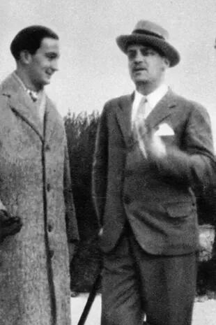 Salvador Dalí y Luis Buñuel, en 1928