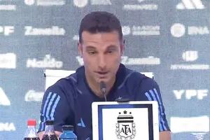 Scaloni palpita el regreso de la selección argentina: "En la calle la gente me llama 'Scaloneta'"