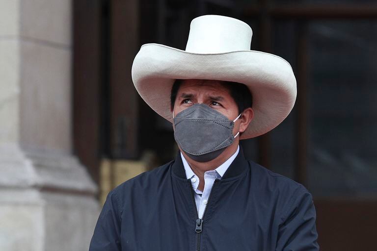 ARCHIVE - Peruvian President Pedro Castillo.  (AP Photo / Guadalupe Pardo, File)