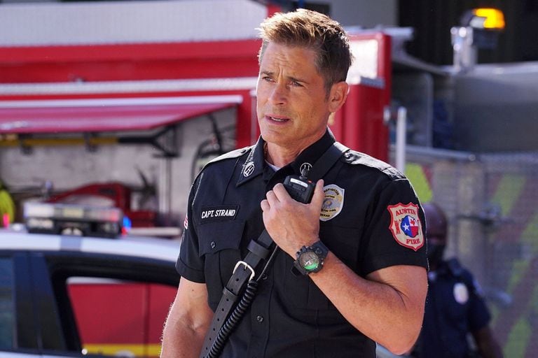 Lowe in a scene from Star+'s series 9-1-1 Lone Star