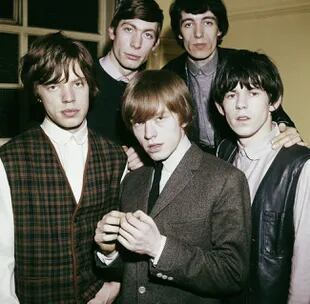 Jagger, Watts, Wyman, Richards y Jones en 1963.