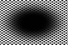 La inquietante ilusión óptica te hace ver un agujero negro en expansión