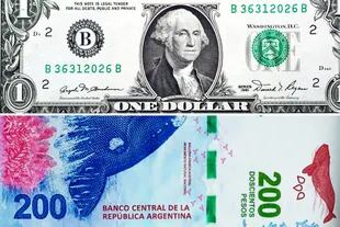 El dólar blue queda a cuatro pesos de distancia de los $200