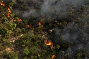 Bomberos combaten incendios en el noreste de Brasil en medio de inusual ola de calor invernal