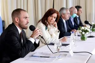 En sus últimos discursos, Cristina Kirchner apuntó contra la estrategia económica del Gobierno, comandada por Martín Guzmán  