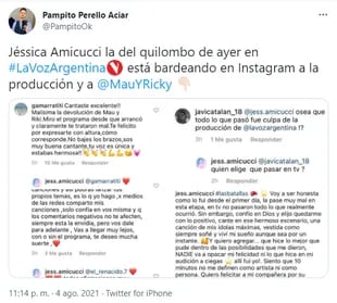 Jéssica Amicucci y sus mensajes subliminales contra Mau y Ricky y la producción del programa