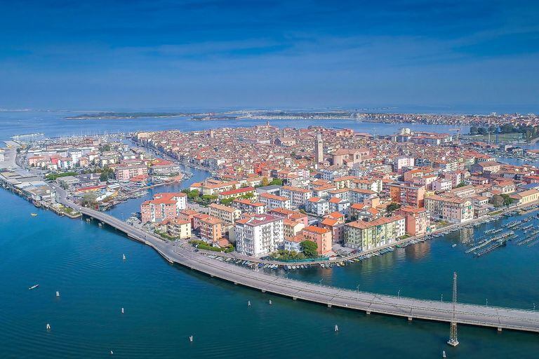 Vista panorámica de Chiogga, Venecia