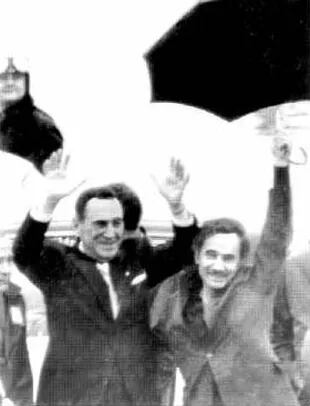 Juan Domingo Perón y José Rucci en la década del 70