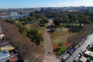 Vista aérea del parque Leonardo Pereyra