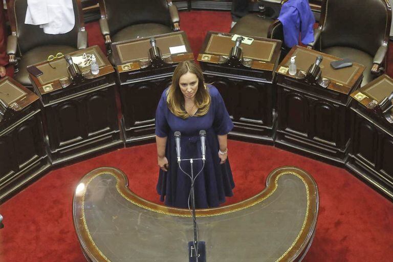 María Eugenia Vidal, al jurar como diputada
