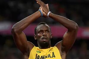 Usain Bolt dio su pronóstico para la final y se puso la camiseta de su candidato