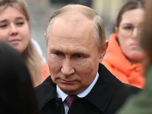Vladimir Putin, in Moscow.  (Ramil Chitkov/Sputnik/AFP)