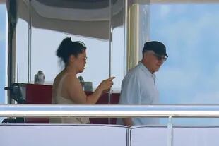 Robert De Niro y su nueva novia Tiffany Chen, en agosto pasado