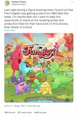 The Fungies, una de las más de 30 series animadas canceladas por HBO Max