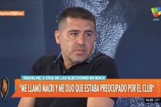 TV, Riquelme dio detalles del llamado de Macri en medio de una campaña caliente