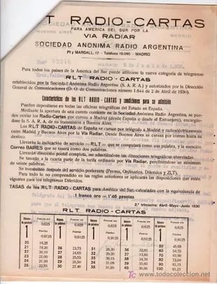 Este es uno de los únicos documentos que la familia Susini mantiene de Vía Radiar, el proyecto de comunicación radial que Enrique Susini inventó en los 30