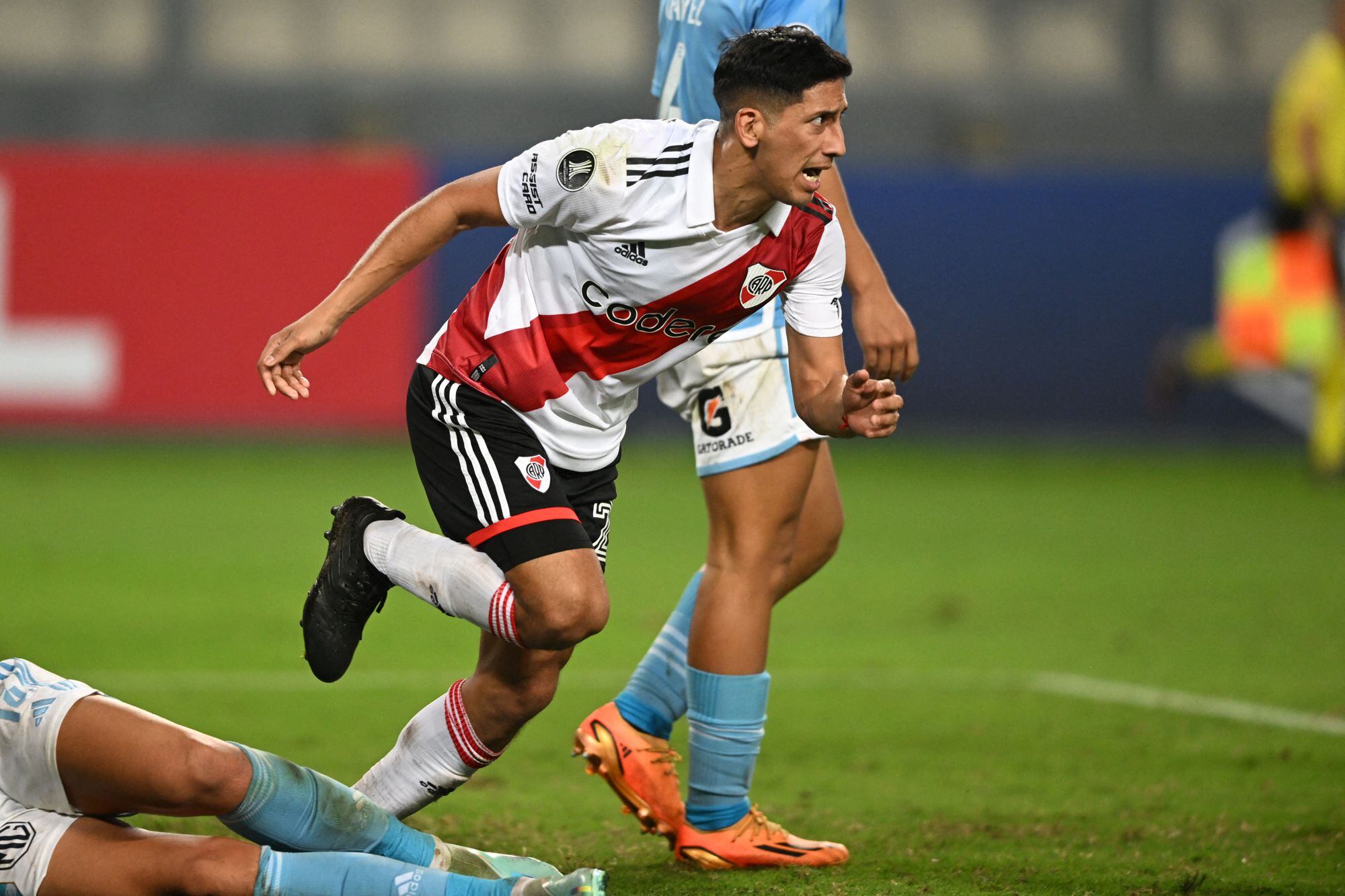 Rodrigo Aliendro marcó el gol del empate de River en Perú ante Sporting Cristal