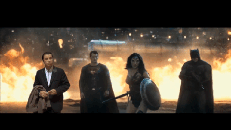 Travolta en Batman vs Superman