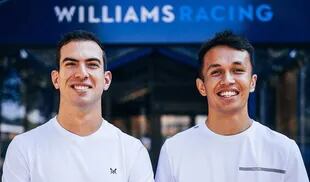 08-09-2021 Nicholas Latifi y Alex Albon, la dupla del equipo Williams de Fórmula 1 para 2022