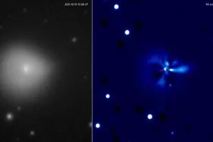 Grabaron explosiones en un cometa y los astrónomos están desconcertados