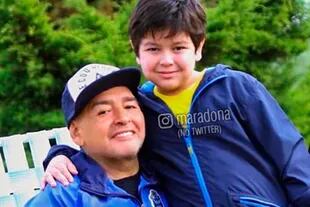 Dieguito Fernando Maradona le había escrito a su papá: "Recuperate pronto así podes jugar conmigo", en noviembre último