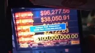 $100 millones fue el monto ganador que indicó la máquina del casino