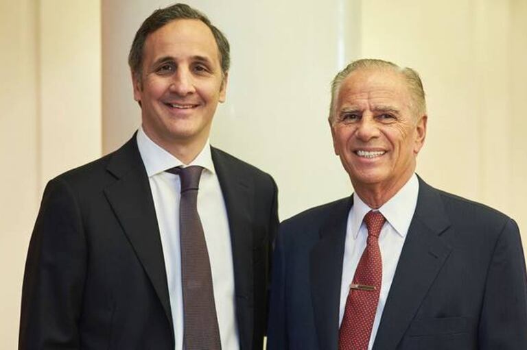 Marcos Bulgheroni, CEO de PAE, junto a Alejandro Bulgheroni, presidente de la compañía