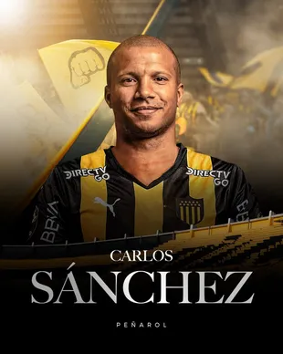 Presentaron a Carlos "Pato" Sánchez con la temática de Gran Hermano en el club Peñarol