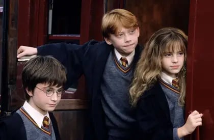 Daniel Radcliffe, Rupert Grint y Emma Watson fueron los protagonistas de las películas de Harry Potter