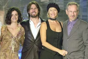 Penélope Cruz, Tom Cruise, Kate Capshaw y Steven Spielberg