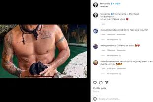 El actor compartió algunos adelantos del contenido erótico que ofrecerá (Foto: Instagram @ferrcarrillo)