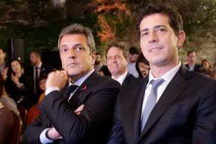 Sergio Massa y Wado de Pedro en el evento anual de la Cámara de Comercio Argentino-Israelí.