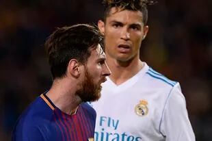 Messi y Cristiano Ronaldo, una escena clásica del fútbol moderno.