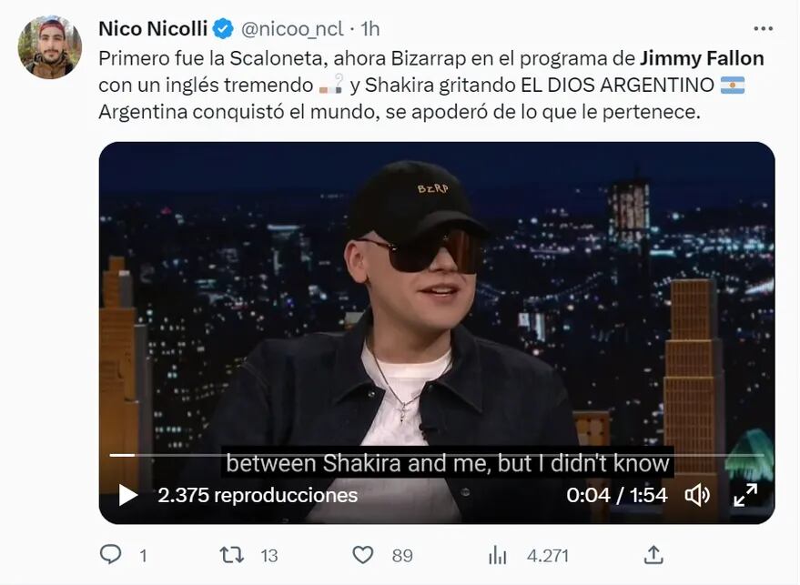La reacción en las redes a la presentación de Bizarrap y Shakira en The Tonight Show Starring Jimmy Fallon

