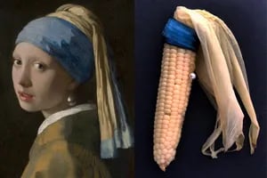 Reemplazan a la célebre "Joven de la Perla" por insólitas versiones de la obra de Vermeer