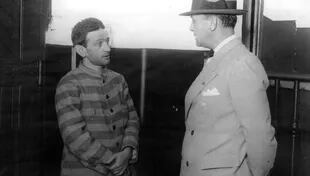 Cayetano Santos Godino en 1923, apenas fue trasladado al Penal de Ushuaia