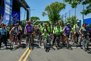 La presentación de la Vuelta de San Juan, en las calles de La Boca