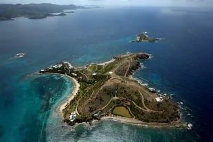 Little St. James Island, una de las propiedades del financiero Jeffrey Epstein, en el caribe