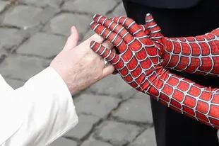 El contacto entre el papa Francisco y el personaje de Spider-man