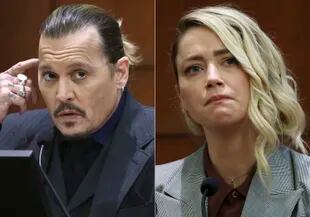 Depp y Heard, durante el mediático juicio que los enfrentó durante seis semanas