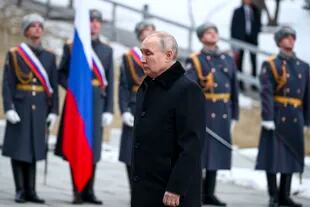 El presidente Vladimir Putin, en la ciudad de Volgogrado. (Kirill Braga, Sputnik, Kremlin Pool Photo via AP)