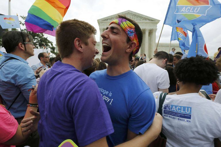 Matrimonio homosexual igualitario gay Estados Unidos Corte Suprema fallo legalización a favor