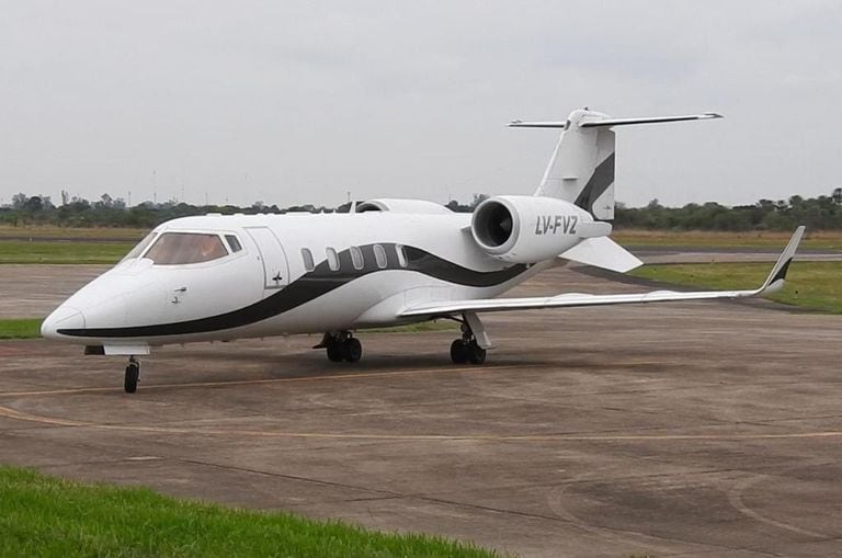 El gobernador Gildo Insfrán contrató un jet privado para realizar viajes a otras provincias.