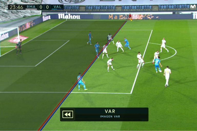 Una decisión polémica: el gol de Valencia anulado a través del VAR