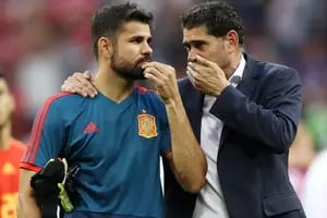 "Te lo dije", la predicción de Diego Costa a Hierro en el penal que erró España