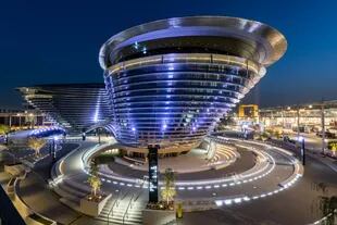 La estructura de Alif, el pabellón dedicado a la movilidad en la Expo Dubai 2020