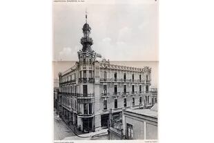 La fotografía de José Peuriot que documenta que el edificio tenía una cúpula industrial