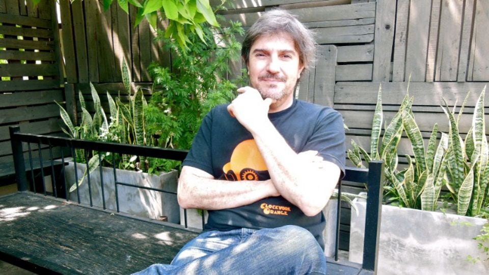 El escritor Jorge Consiglio