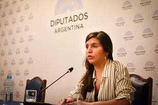 La diputada Daniela Vilar (Frente de Todos)