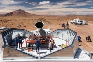 Un telescopio argentino único buscará qué pasó apenas ocurrido el Big Bang
